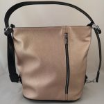 KONSTANC rosé Karen női rostbőr válltáska
