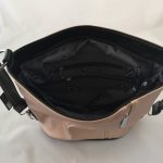 KONSTANC rosé Karen női rostbőr válltáska