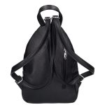 FILIP fekete fényes Karen női rostbőr hátitáska
