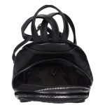 FILIP fekete fényes Karen női rostbőr hátitáska