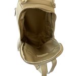 PATRIZIA bézs Olasz bőr női hátitáska