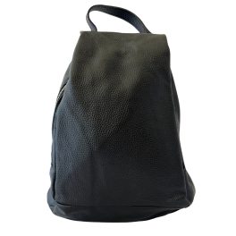 PATRIZIA fekete Olasz bőr női hátitáska