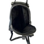 PATRIZIA fekete Olasz bőr női hátitáska