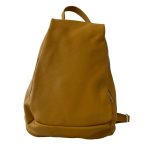 PATRIZIA okkersárga Olasz bőr női hátitáska