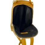 PATRIZIA okkersárga Olasz bőr női hátitáska