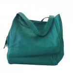 MATTEO türkíz zöld Olasz bőr női válltáska