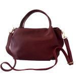 LIVI bordó Olasz bőr női kézitáska