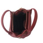 LIVI bordó Olasz bőr női kézitáska