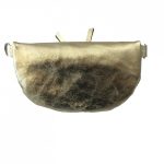 LUCY arany Olasz bőr női kicsi övtáska