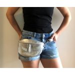 LUCY arany Olasz bőr női kicsi övtáska