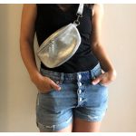 LUCY arany Olasz bőr női kicsi övtáska