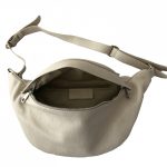 LORA bézs Olasz bőr női övtáska