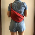 LORA bézs Olasz bőr női övtáska