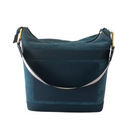 AGNESE cián kék Olasz bőr női válltáska