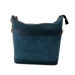 AGNESE cián kék Olasz bőr női válltáska