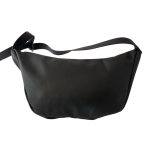 LORENZA fekete Olasz bőr női testtáska