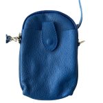ADRINA király kék Olasz bőr női kistáska
