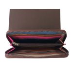 FRANCESCA színes patchwork virágos Olasz bőr női pénztárca