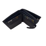 EVELIN sötétkék Olasz bőr női pénztárca