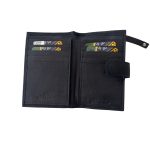 EVELIN sötétkék Olasz bőr női pénztárca