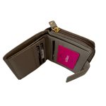 BLANCO világos szürke Olasz bőr női pénztárca