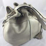 MITA női olasz bőr homokszínű divattáska